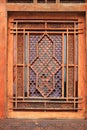 The window of Palace of Shaki Khans in Shaki, Azerbaijan Royalty Free Stock Photo