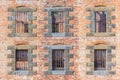 Window of the Penitentiary at Port Arthur Historic site in Tasmania, Australia Royalty Free Stock Photo