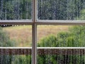 Window With Rain Drops