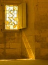 Window with rays of light Royalty Free Stock Photo