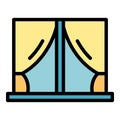 Window repair icon vector flat