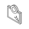 window repair isometric icon vector illustration