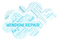 Window Repair word cloud