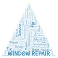 Window Repair word cloud