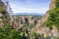 Window in the rock walls, Pinnacles National Park, California