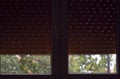 window room dark blinds Royalty Free Stock Photo