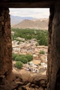 The window of Royal Palace at Leh Royalty Free Stock Photo