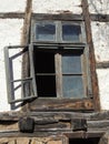 Window of ruined cottage