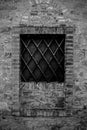 Window in San Quirico d`Orcia Royalty Free Stock Photo