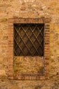 Window in San Quirico d`Orcia Royalty Free Stock Photo