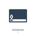 window scrolling right icon in trendy design style. window scrolling right icon isolated on white background. window scrolling