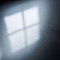 Window Shadow Grid on Brushed Metal Texture Royalty Free Stock Photo