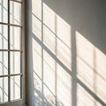 Window shadow for overlay background. Minimalist and elegant photo effects Royalty Free Stock Photo