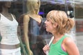 Window shopping Royalty Free Stock Photo