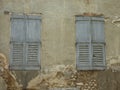 Window shutter in Riez Royalty Free Stock Photo