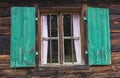Window with shutters Royalty Free Stock Photo