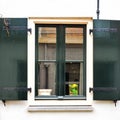 Window with Shutters in Holland Royalty Free Stock Photo