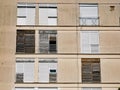 Window Shutters on OLd Residential Building, Zadar Royalty Free Stock Photo