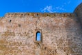 Window into the stone wall of an ancient turkish fortress Royalty Free Stock Photo