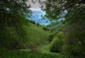 The window to Paradise. The picture is from the Teteven Balkan near the village of Babintsi Royalty Free Stock Photo