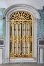 Window in Topkapi Palace, Istanbul, Turkey Royalty Free Stock Photo