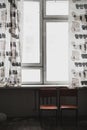 Window with two chairs Royalty Free Stock Photo
