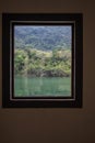 Window view Angra dos Reis Royalty Free Stock Photo