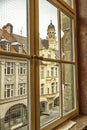 Window View from Munich Residenz, Munich, Germany Royalty Free Stock Photo