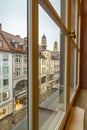 Window View from Munich Residenz, Munich, Germany Royalty Free Stock Photo