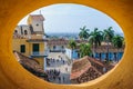 Window view from San Francesco Convent in Trinidad, Cuba Royalty Free Stock Photo