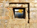 Window in a wall Royalty Free Stock Photo