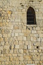 Window in the wall of the old tower