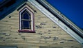 Window and wall peeling paint Royalty Free Stock Photo