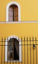 Open windows on the island of Ventotene, Italy Royalty Free Stock Photo