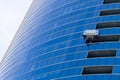 Window washer at work Royalty Free Stock Photo