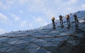 Window washers Royalty Free Stock Photo