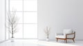 window white wall interior Royalty Free Stock Photo