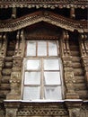 Window. Woodcarving