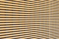 Window wooden blind clos - up Royalty Free Stock Photo