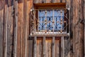 Window on a wooden building Royalty Free Stock Photo