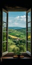 Breathtaking Window View Of Italian Landscapes In 8k Resolution