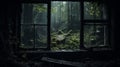 Enchanting Abandoned House In The Dark Forest: A Post-apocalyptic Goblincore Escape