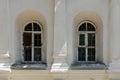 Windows of ancient building Royalty Free Stock Photo