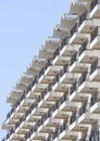 The windows array of a hotel Royalty Free Stock Photo