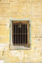 Windows with bars on Hitler bunker in Margival, Aisne, Picardie in the north of France