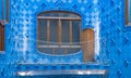 Windows and Blue tiles in nterior of Casa Batllo