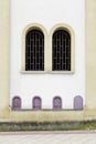 Windows in a bullring Royalty Free Stock Photo