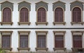 Windows of Corinthian Style Architecture Royalty Free Stock Photo