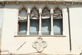 Windows with courtains in Venice