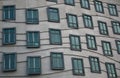 Windows on the dancing house Royalty Free Stock Photo